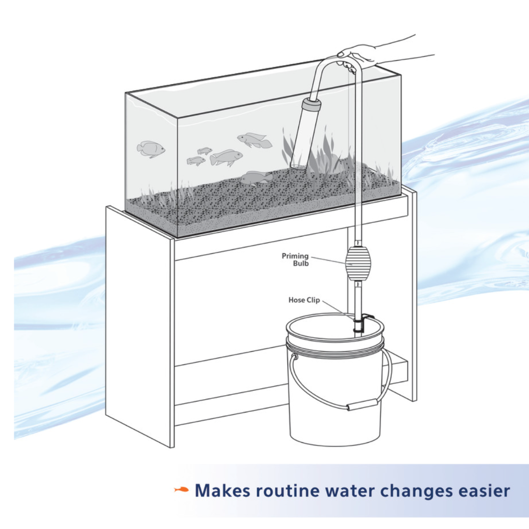 Aqueon Aquarium Siphon Vacuum Gravel Cleaner with Bulb — image 3